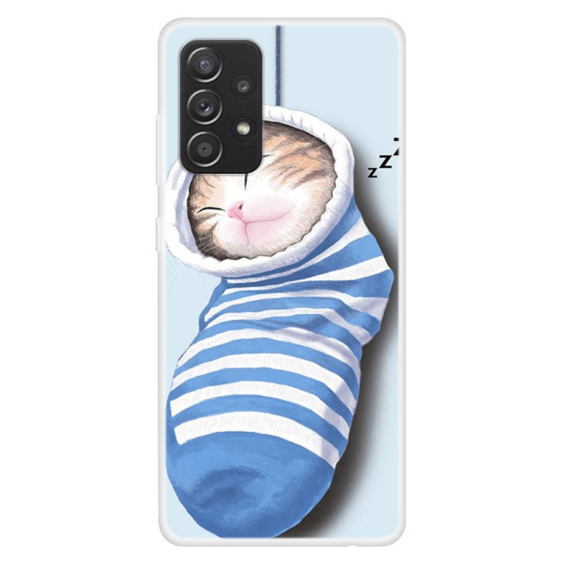 Samsung Galaxy A13 Case Sleeping Kitten
