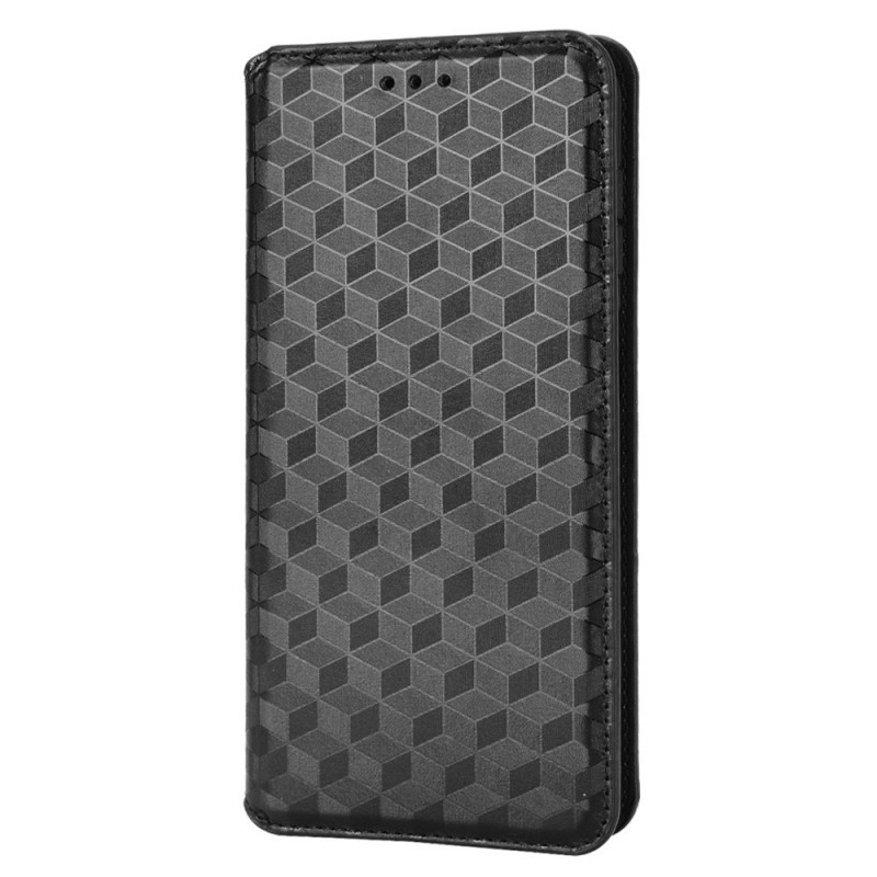 Flip Cover Samsung Galaxy M23 The
ather Effect 3D Cubes