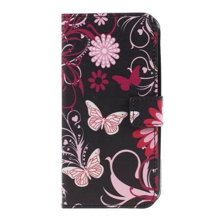 Case Samsung Galaxy XCover 4 Butterflies and Flowers