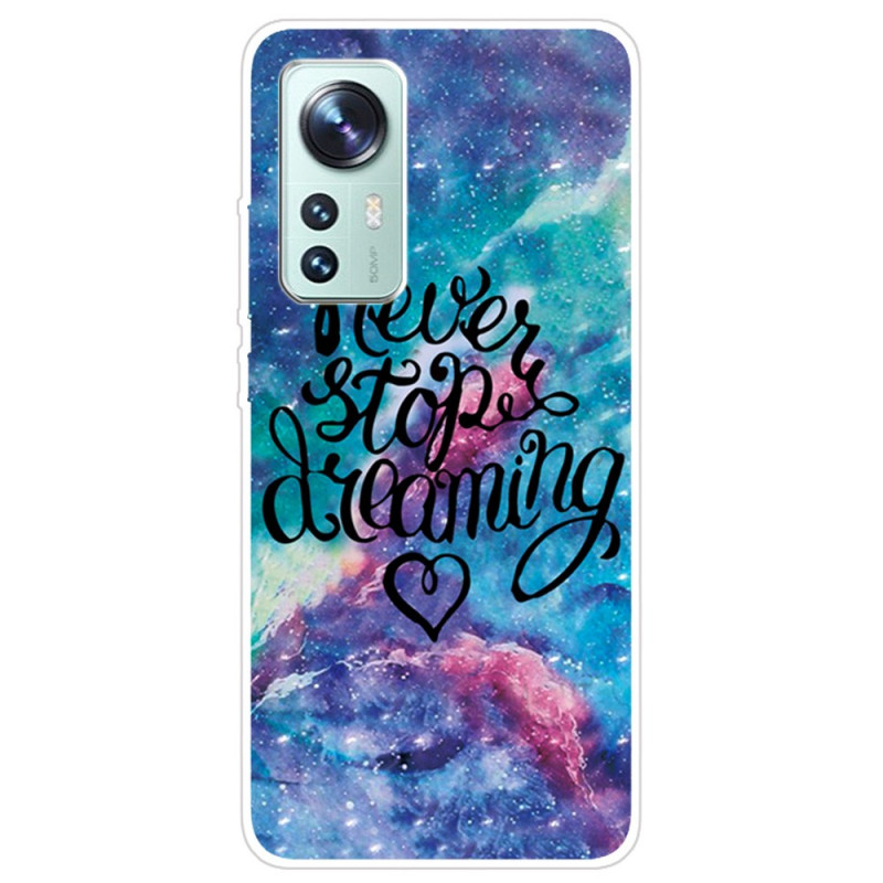 Xiaomi 12 Pro Silicone Case Never Stop Dreaming