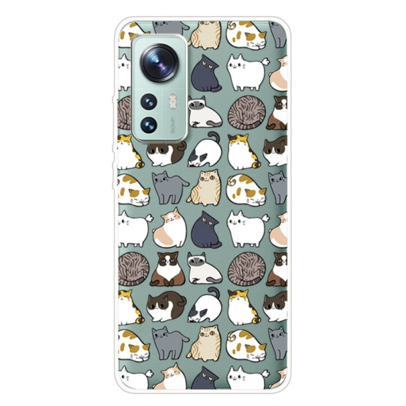 Xiaomi 12 Pro Silicone Case Only Cats