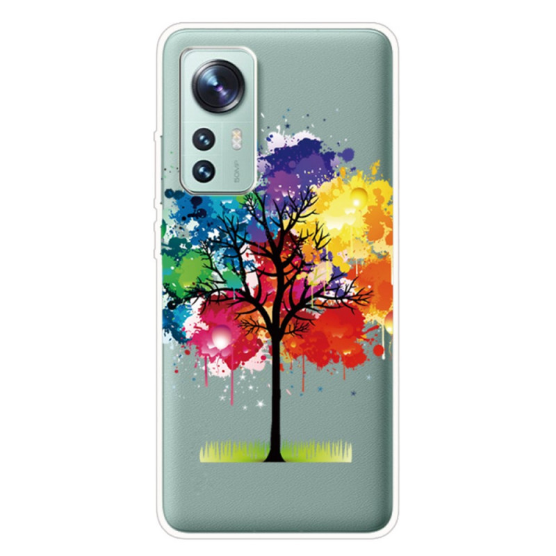Xiaomi 12 Pro Silicone Case Coloured Tree