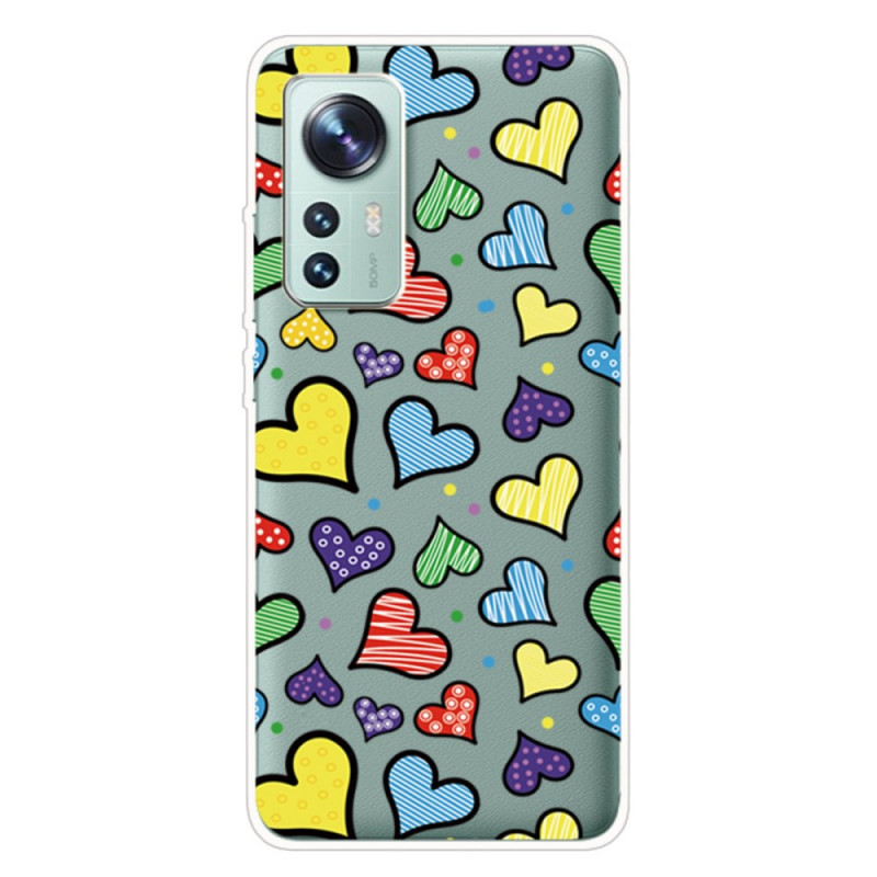 Xiaomi 12 Pro Cover Hearts