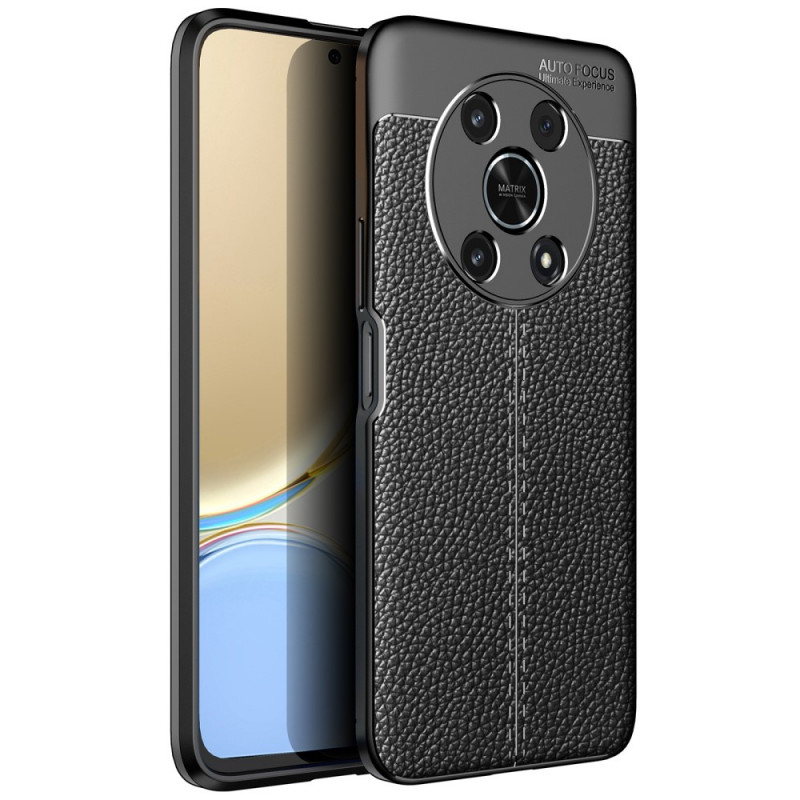 Honor Magic 4 Lite 5G The
ather Case Lychee Effect Double Line