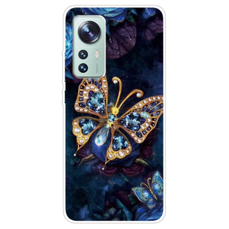 Xiaomi 12 Pro Silicone Case Butterfly Declined