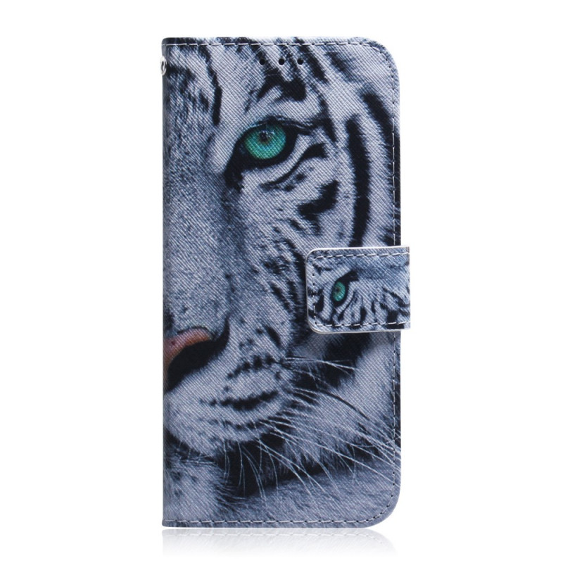 Samsung Galaxy M52 5G Tiger Case White