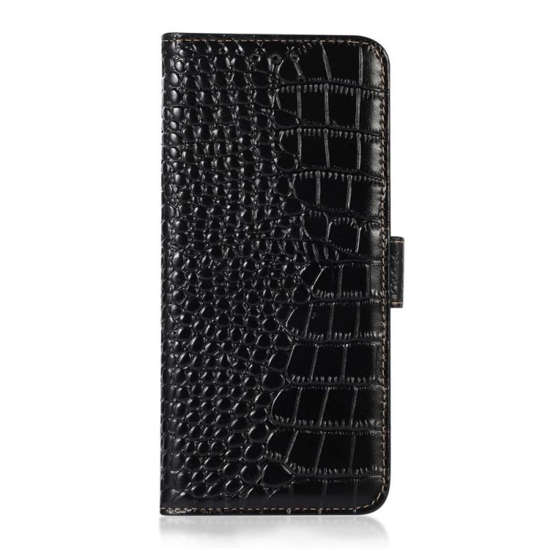 Samsung Galaxy M23 5G Genuine The
ather Case Crocodile Style