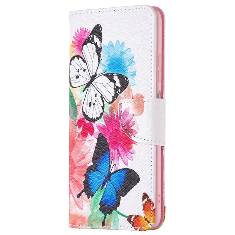 Samsung Galaxy M23 5G Case Watercolour Butterflies