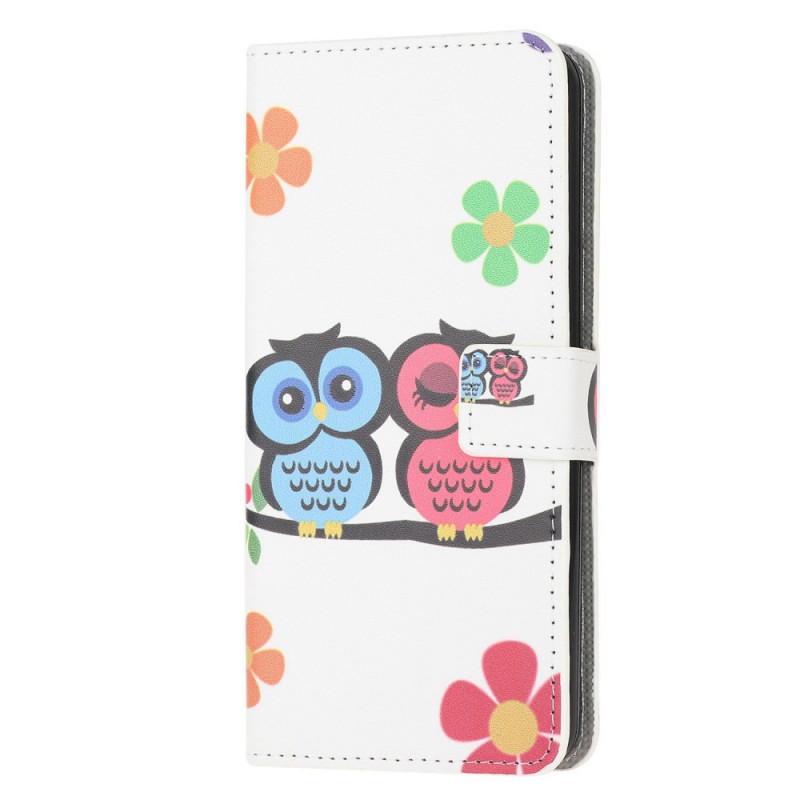 Samsung Galaxy M53 5G Case Pair of Owls
