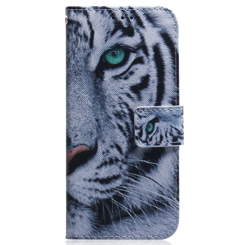 Samsung Galaxy M53 5G Tiger Case White