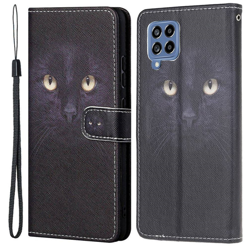 Samsung Galaxy M53 5G Strap Cat Eye Case