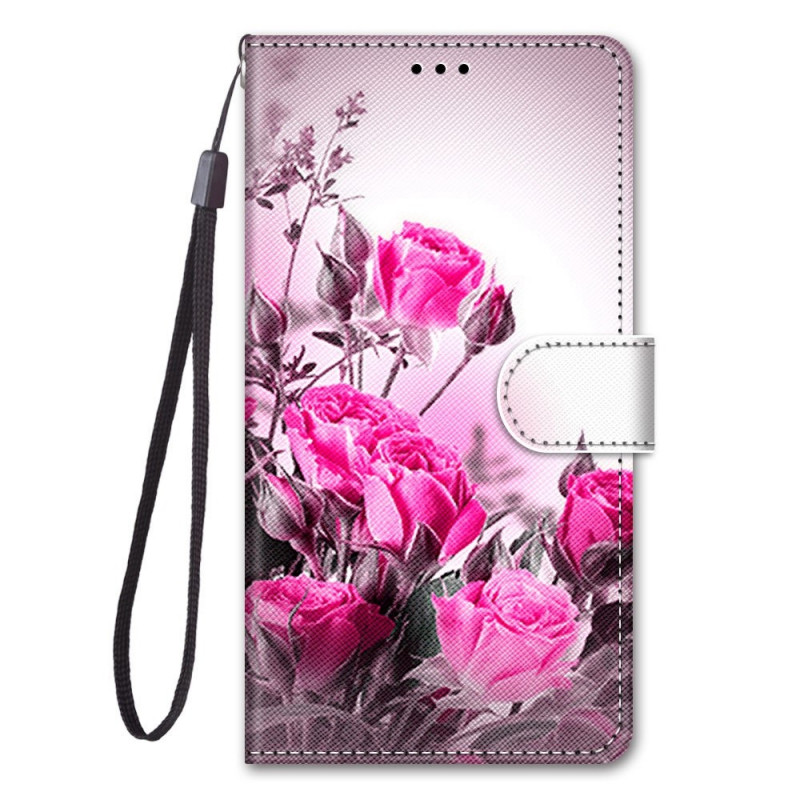 Samsung Galaxy M53 5G Flower Strap Case