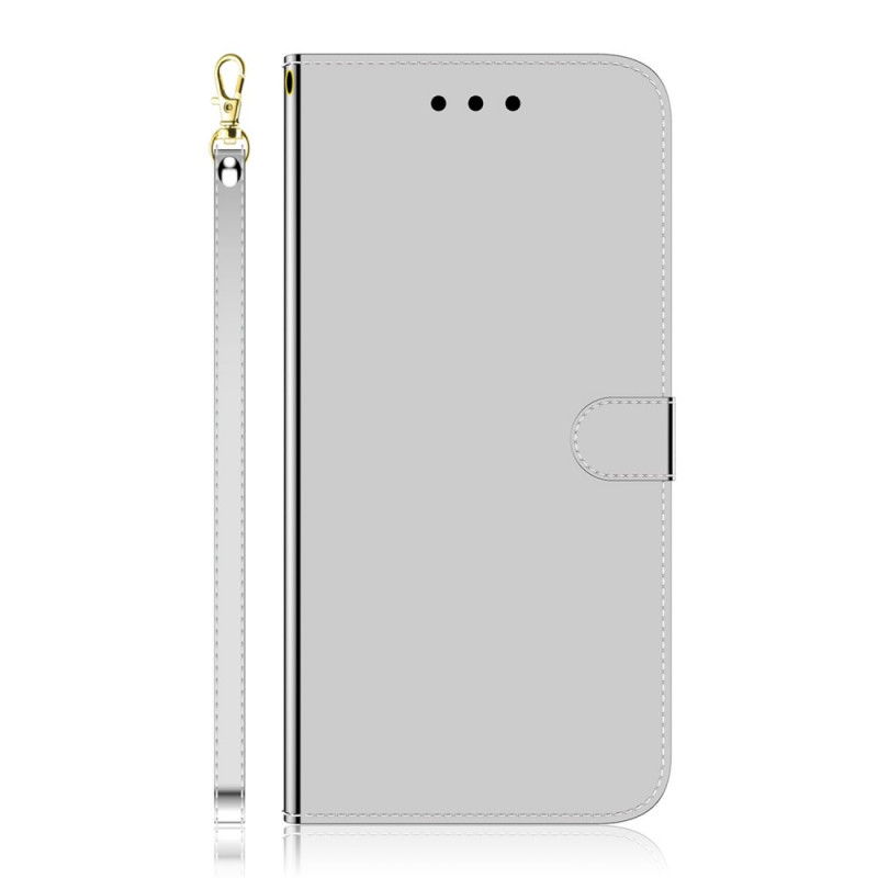 Sony Xperia 1 IV Faux The
ather Mirror Strap Case