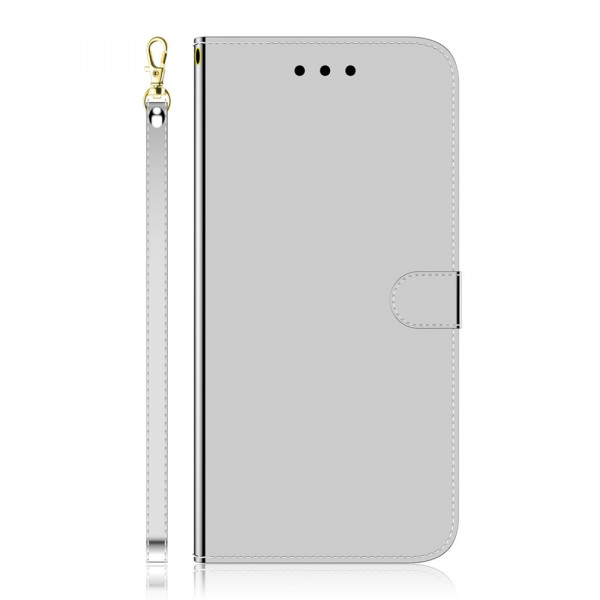 Sony Xperia 1 IV Faux The
ather Mirror Strap Case