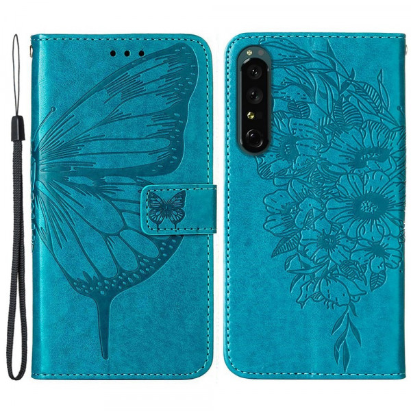 Sony Xperia 1 IV Butterfly Case with Strap