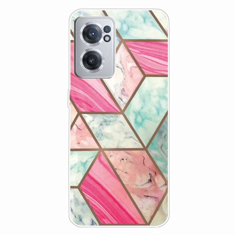 OnePlus
 Nord CE 2 5G Marble Pink and Green Case