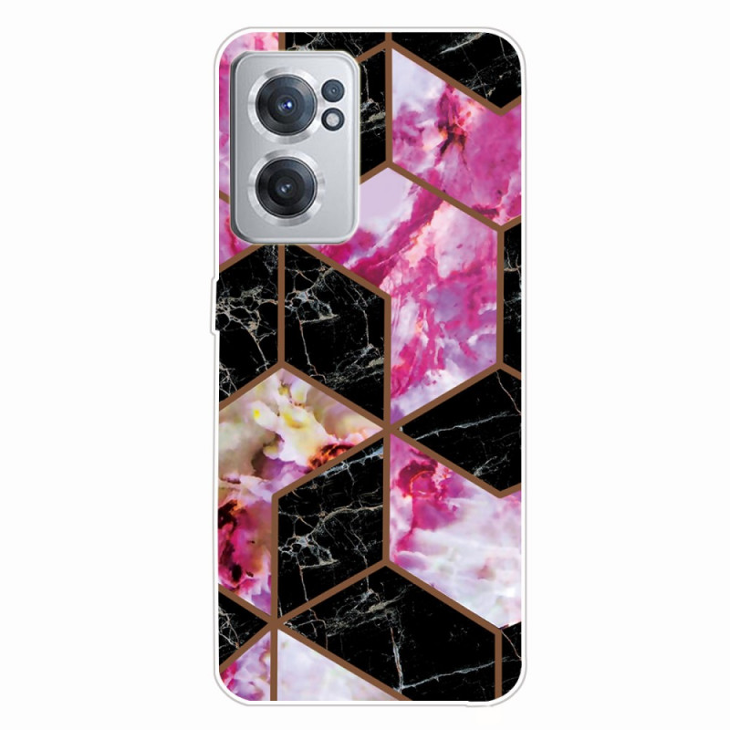 OnePlus
 Nord CE 2 5G Marble Case Black and Pink