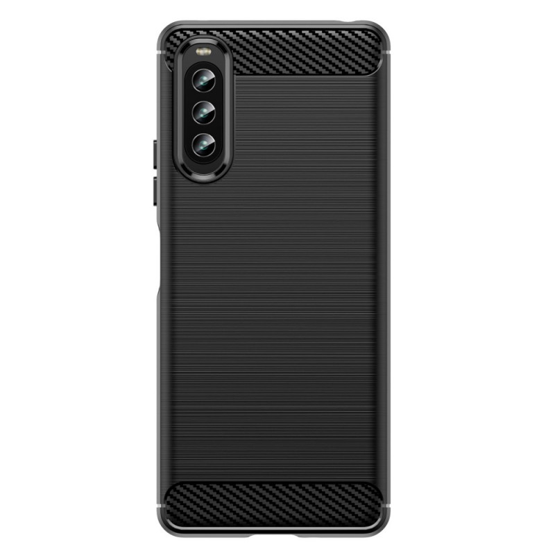 Sony Xperia 10 IV Brushed Carbon Fibre Case