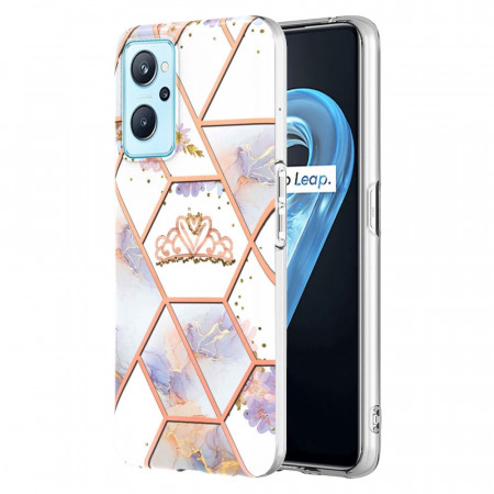 Realme 9i Marbled Crown Case