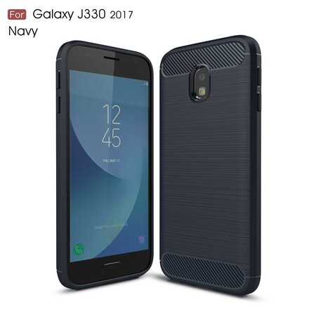 Samsung Galaxy J3 2017 Brushed Carbon Fiber Case