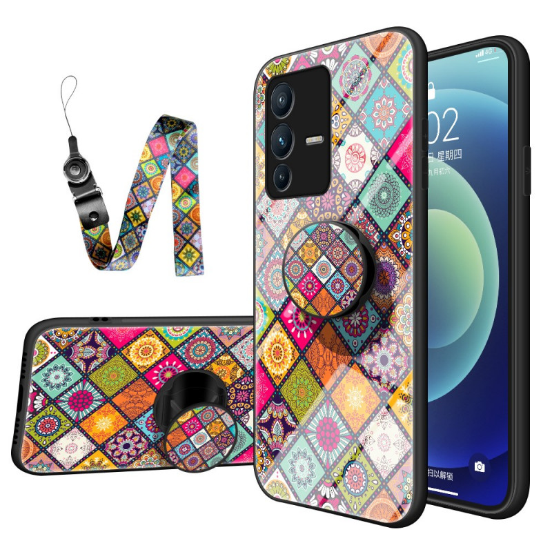 Vivo V23 5G Magnetic Case Patchwork