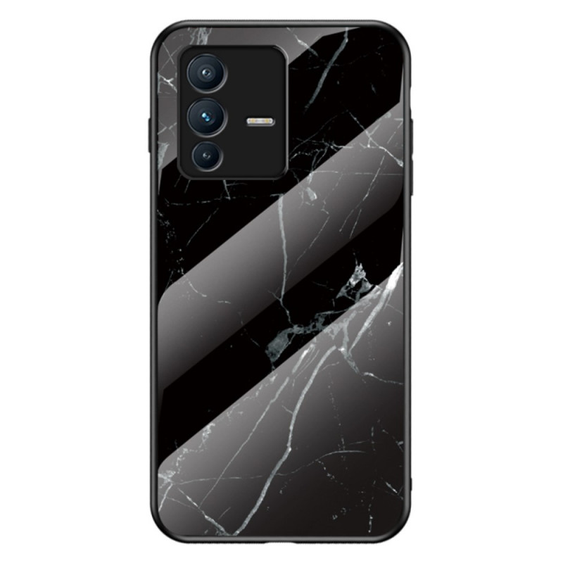 Vivo V23 5G Marble Tempered Glass Case