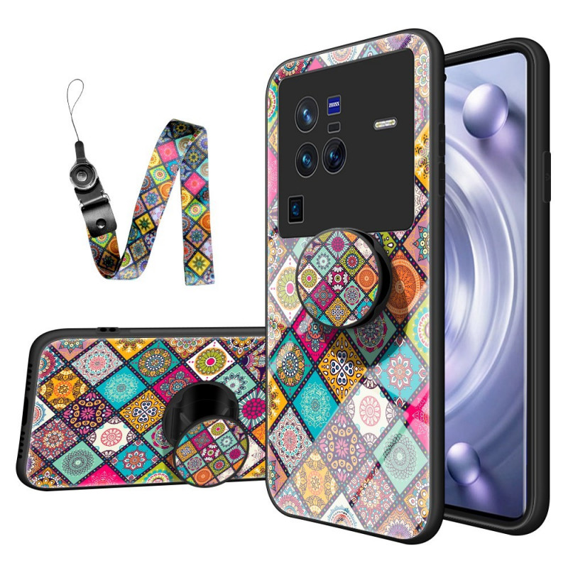 Vivo X80 Pro Magnetic Case Patchwork