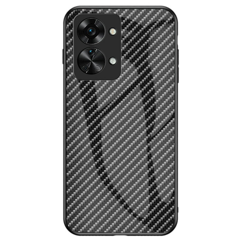 OnePlus
 Nord 2T 5G Carbon Fibre Tempered Glass Case