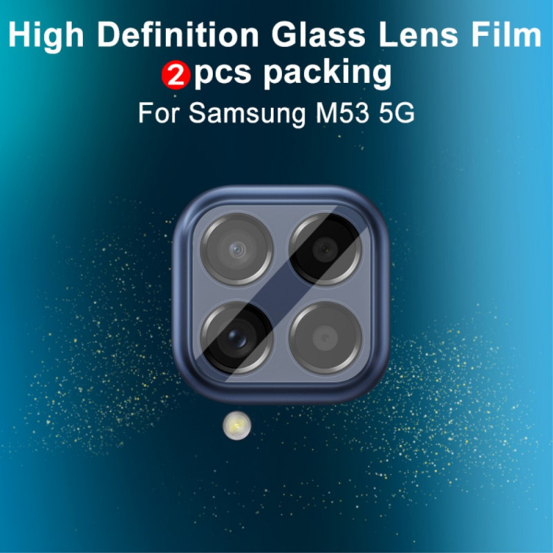 For SamsungM53 Glass 2Pcs Tempered Protective Glass For Samsung