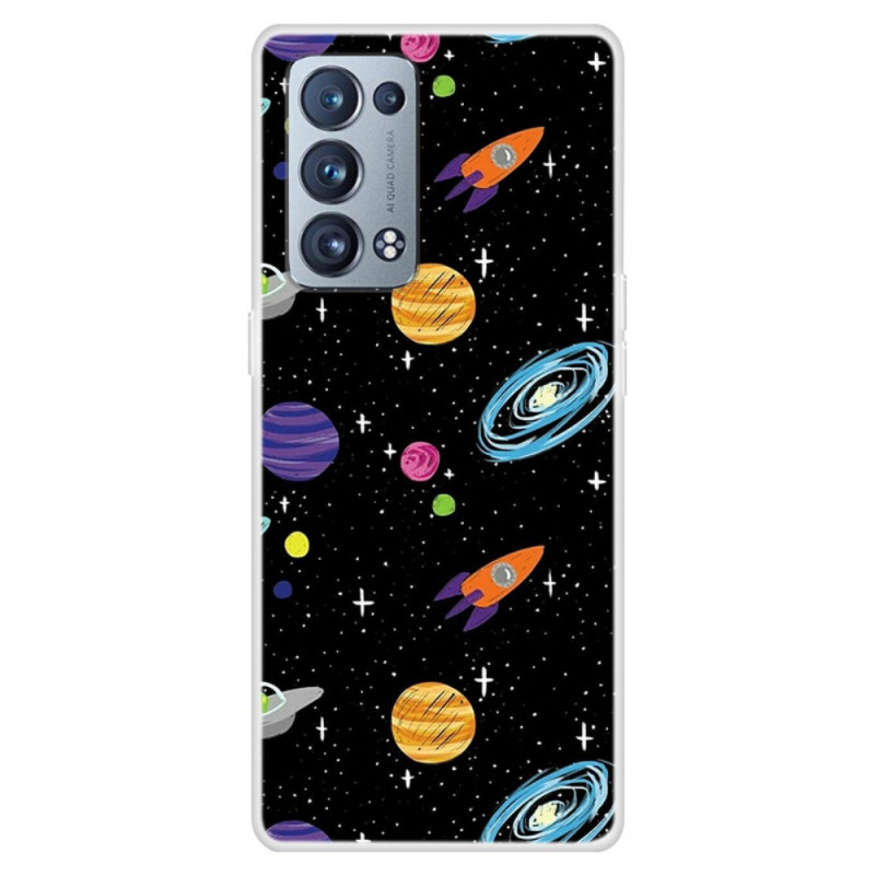 Oppo Reno 6 Pro 5G Galaxy Planet Case