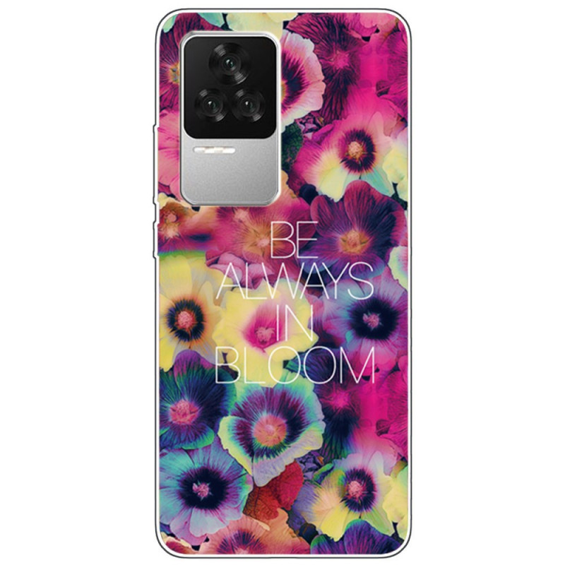 Poco F4 Silicone Case Be Always in Bloom