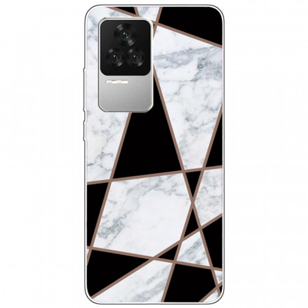 Poco F4 Geometric Marble Case