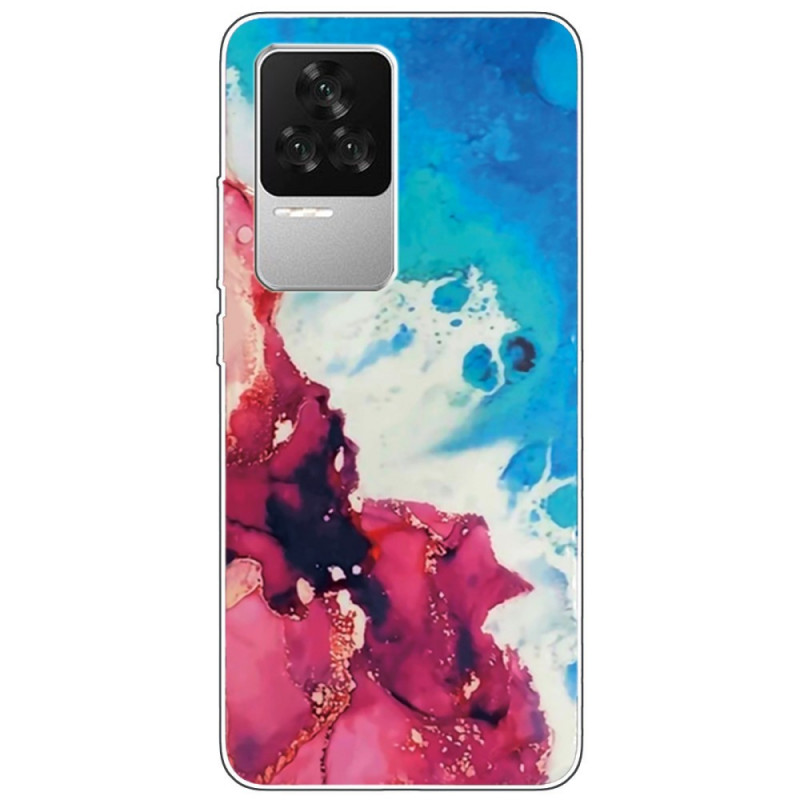 Poco F4 Geometric Marble Case
