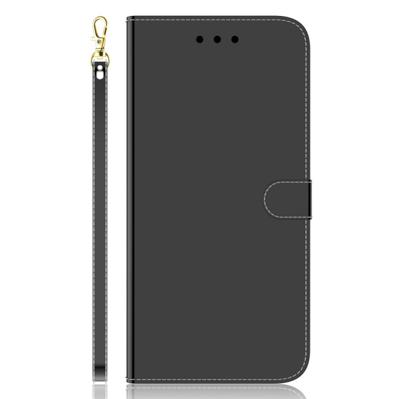 Poco F4 Simulated The
ather Mirror Case with Strap