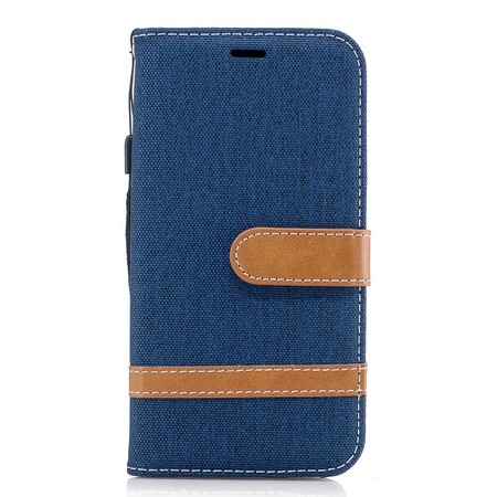 Cover Samsung Galaxy J3 2017 Tissu Et Effet Cuir