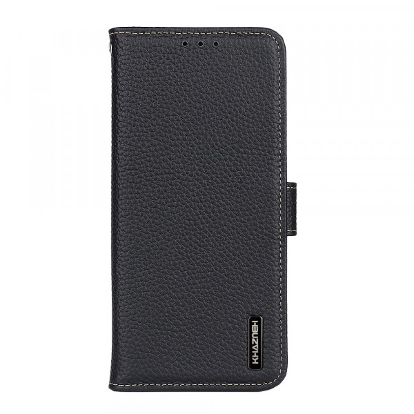 Your Poco F4 is perfectly safe with this cover, from KHAZNEH, in genuine Lychee The
ather.