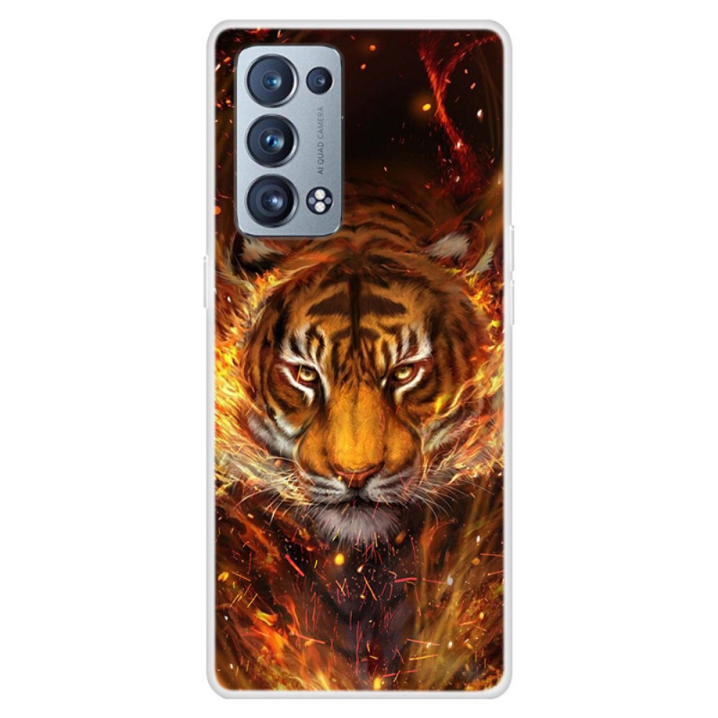 Oppo Reno 6 Pri 5G Fire Lion Case