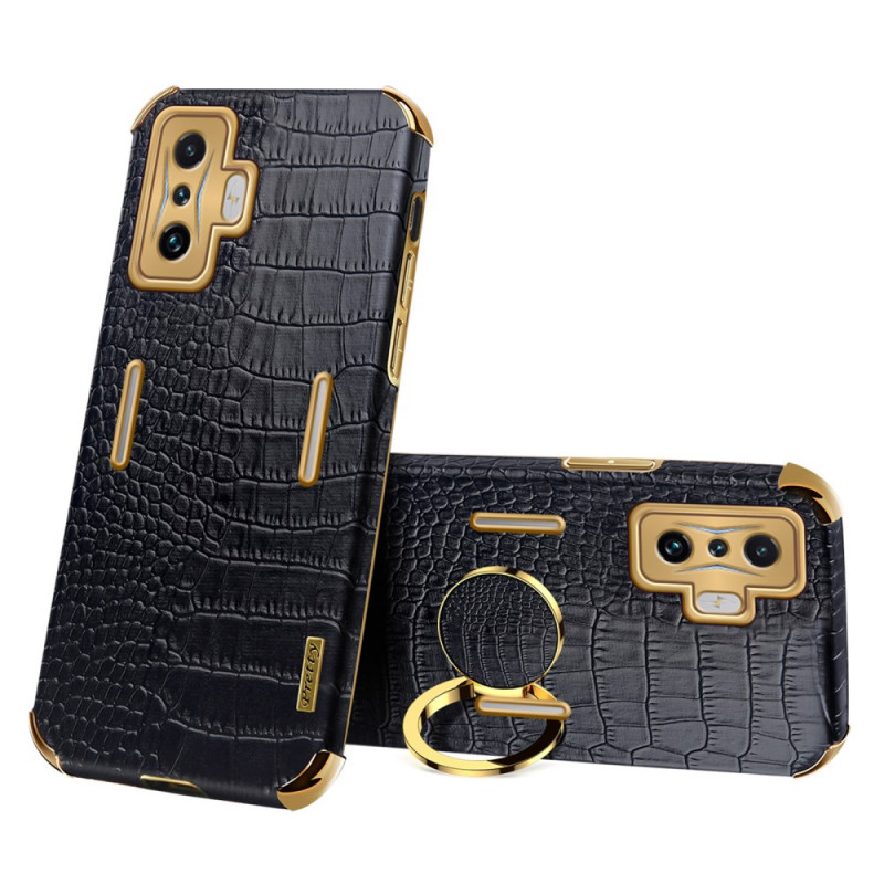 Cover Poco F4 GT Crocodile Effect with Ring