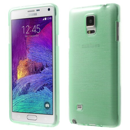 Coque Samsung Galaxy Note 4 Silicone Brossée