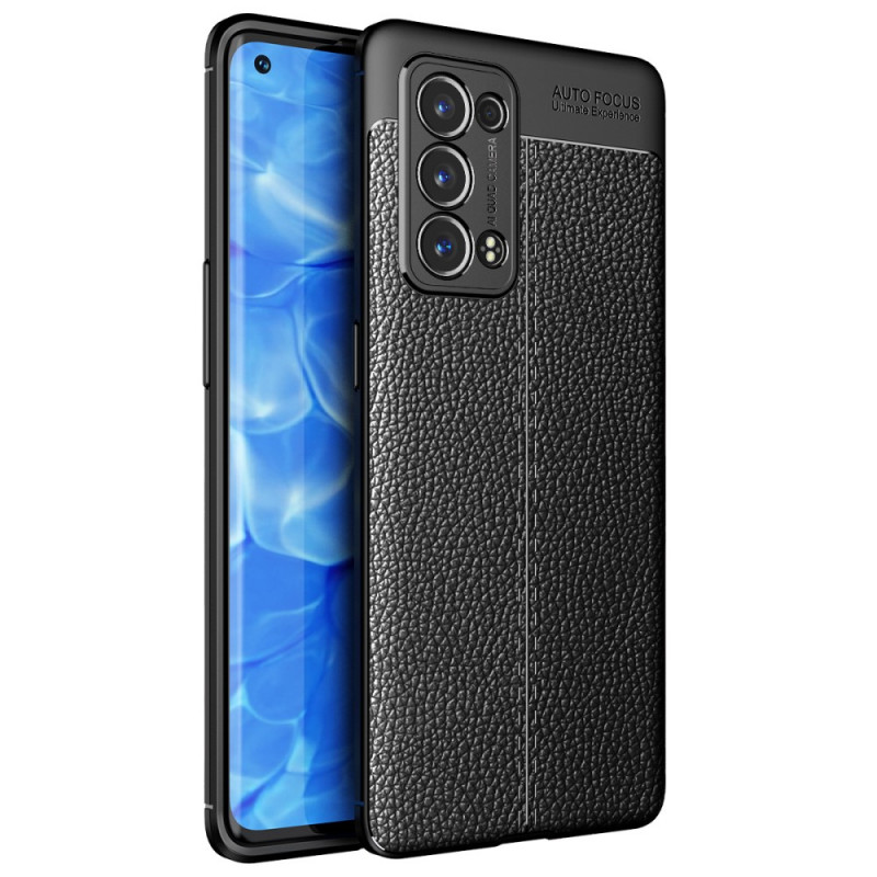 Oppo Reno 6 Pro 5G The
ather Case Lychee Double Line