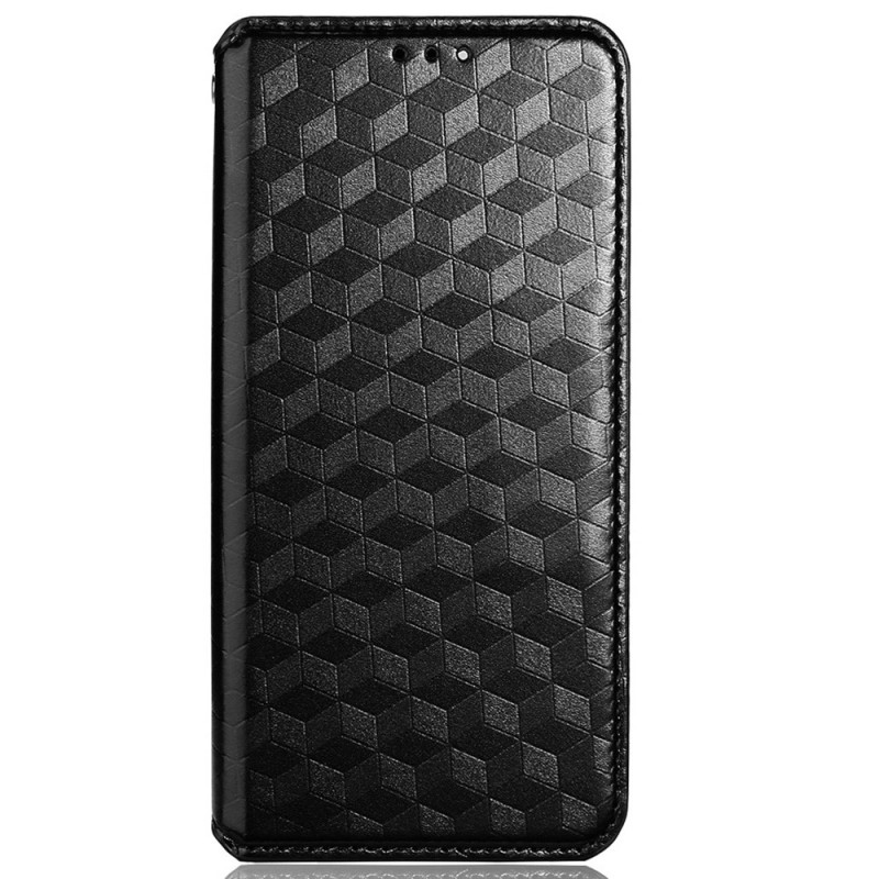 Flip Cover Poco F4 GT The
ather Effect 3D Texture