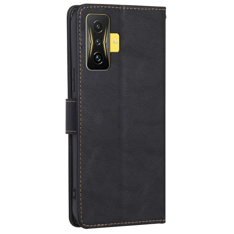 Poco F4 Gt Vintage Leather Case Rfid Dealy 2863
