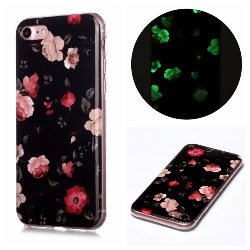 Case iPhone SE 3 / SE 2 / 8 / 7 Fluorescent Flowers