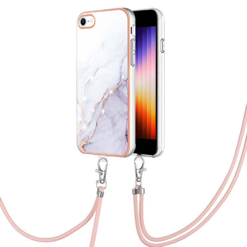 Hard Case iPhone SE 3 / SE 2 / 8 / 7 with Marble Cord