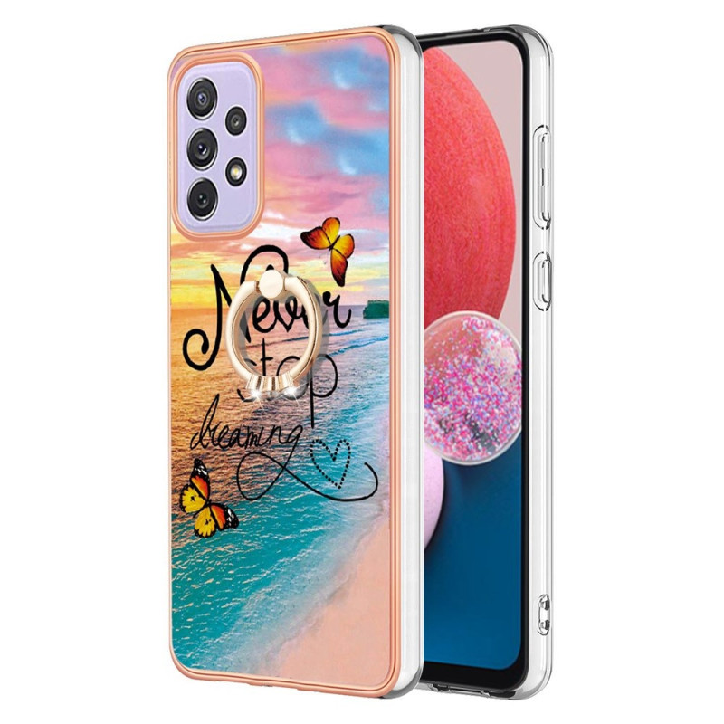 Samsung Galaxy A13 Case Never Stop Dreaming Ring Stand