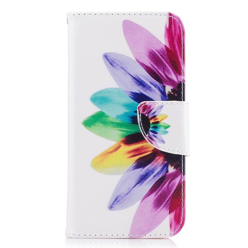 Cover Samsung Galaxy J7 2017 Fleur Aquarelle