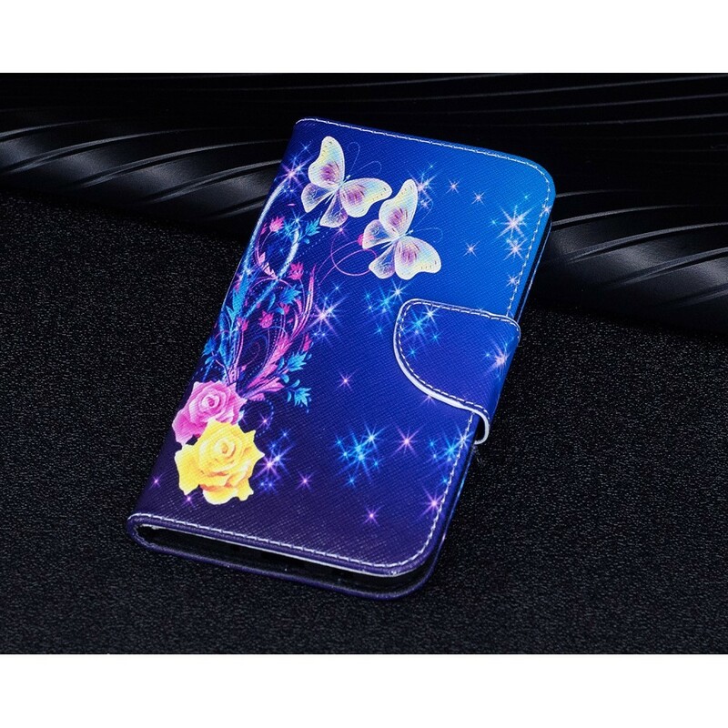 Case Samsung Galaxy J7 2017 Butterflies In The Night