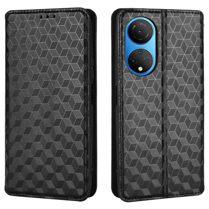 Honor X7 The
ather Effect Diamond Flip Cover