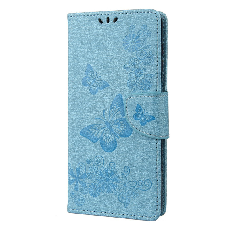 Case Poco X4 Pro 5G Pretty Butterflies with Strap