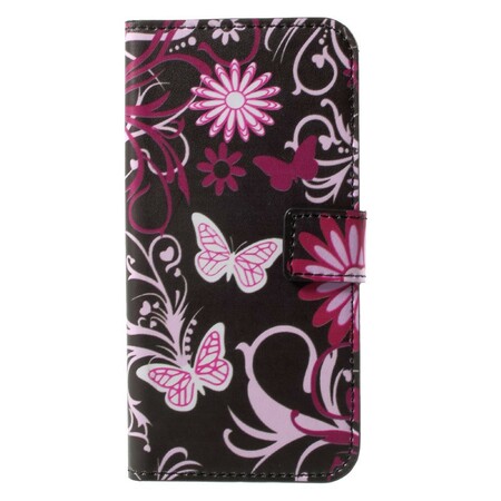 Case Huawei Honor 9 Butterflies and Flowers